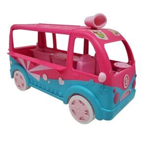 Shopkins Glitzi Ice Cream Truck – Pink Toy Vehicle Incomplete Kids Playset